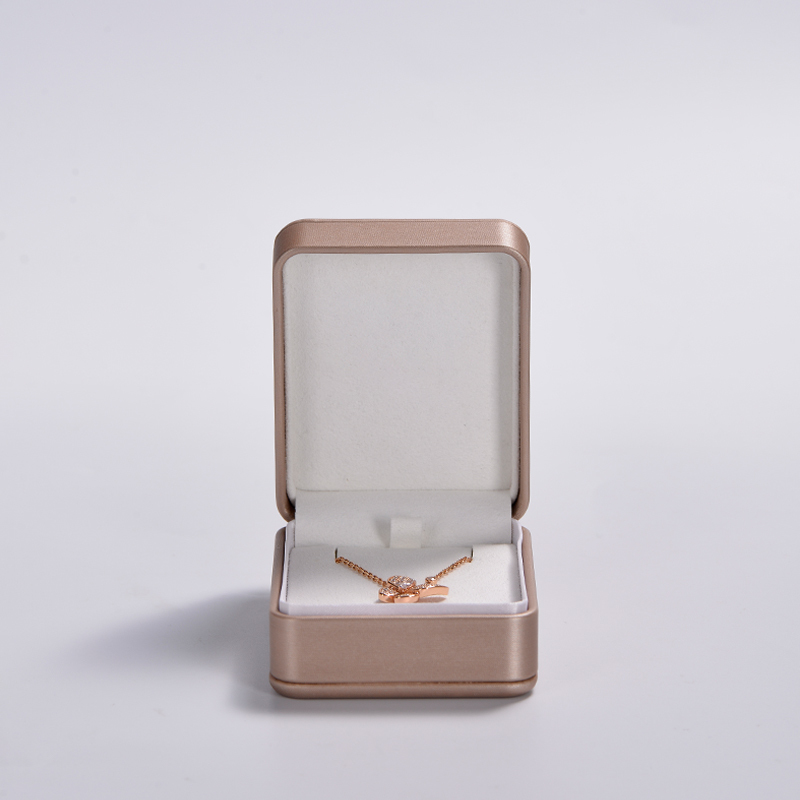 FANXI custom Luxury Jewelry Packaging Box Pu leather with snap button elegant Ring necklace bangle Jewelry Packing Box