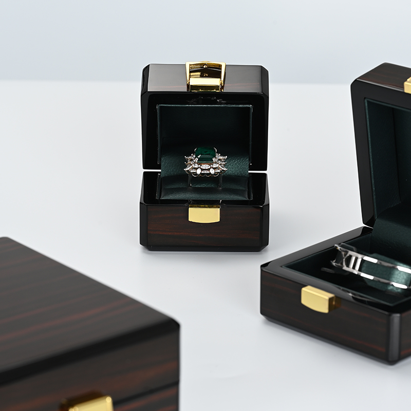 FANXI custom Luxury Jewelry Packaging Box wooden box Ring necklace bangle Jewelry Packing Box