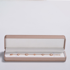 FANXI custom Luxury Jewelry Packaging Box Pu leather with snap button elegant Ring necklace bangle Jewelry Packing Box