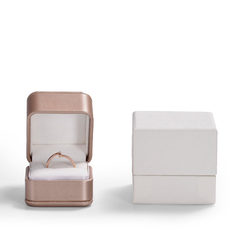 FANXI custom Luxury Jewelry Packaging Box Pu leather with snap button elegant Ring necklace bangle Jewelry Packing Box