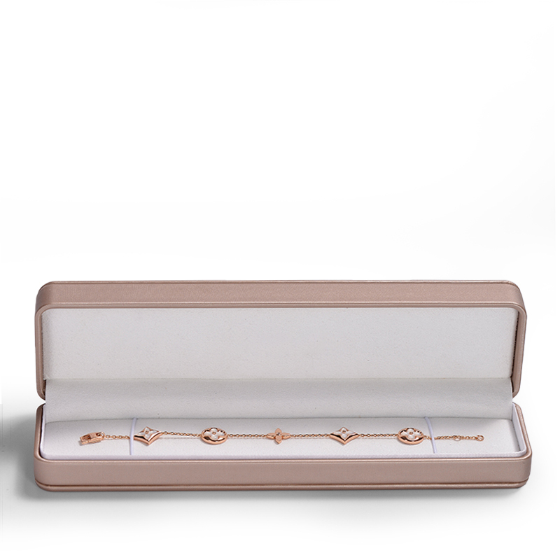 FANXI custom Luxury Jewelry Packaging Box Pu leather with snap button elegant Ring necklace bangle Jewelry Packing Box
