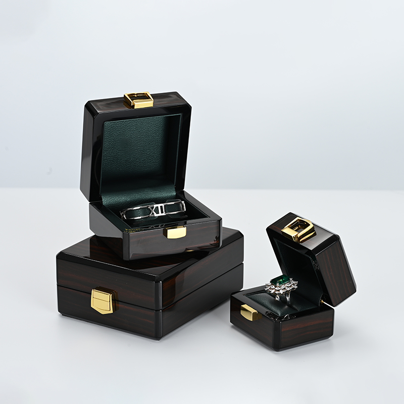 FANXI custom Luxury Jewelry Packaging Box wooden box Ring necklace bangle Jewelry Packing Box