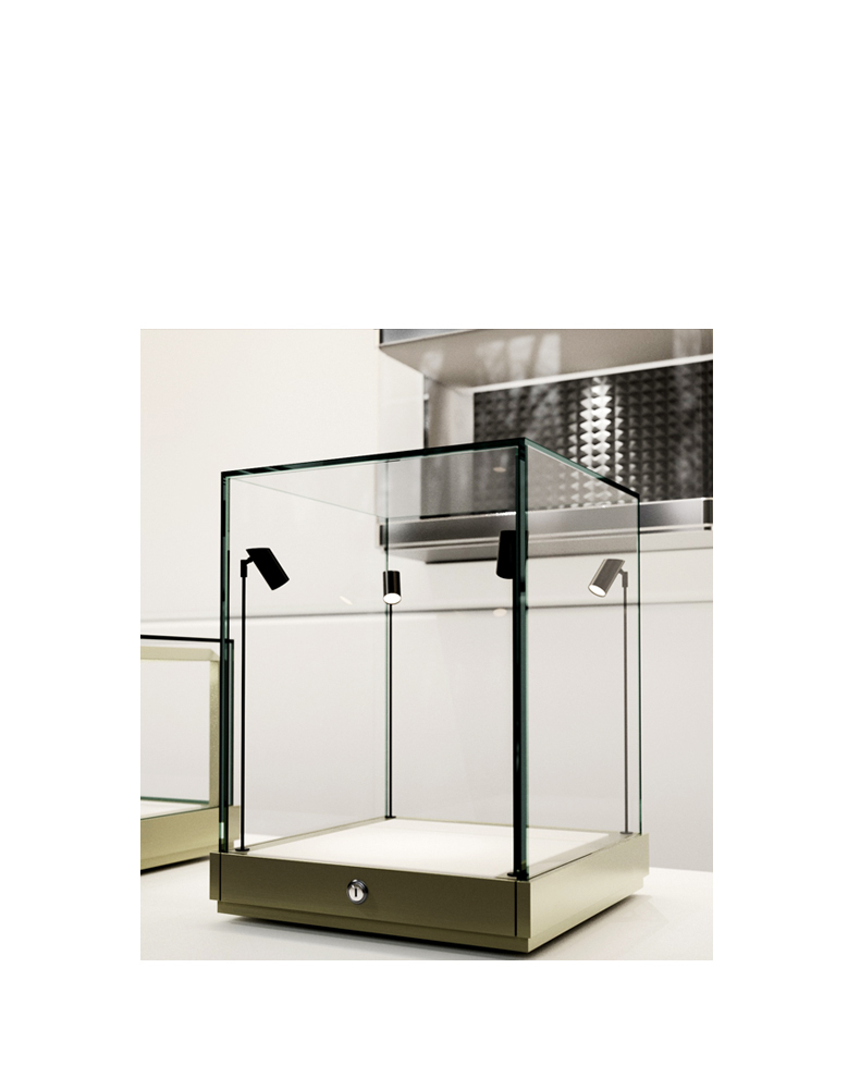 New Model Customize With lights Jewelry Store Interior Design Showcase