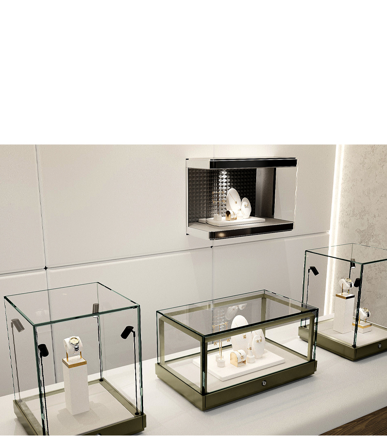 New Model Customize With lights Jewelry Store Interior Design Showcase