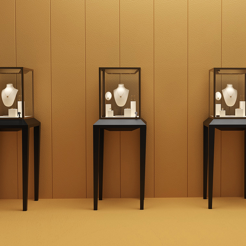 Highend Glass Jewelry Display Jewelry Display Showcase Custom