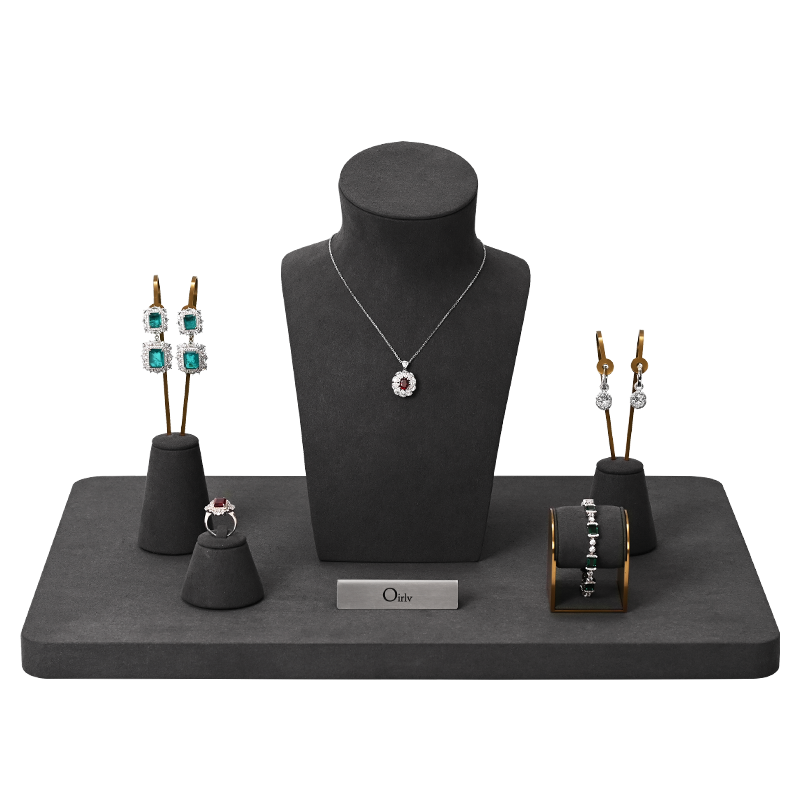 Starry grey jewelry packaging jewelry display design jewelry display set