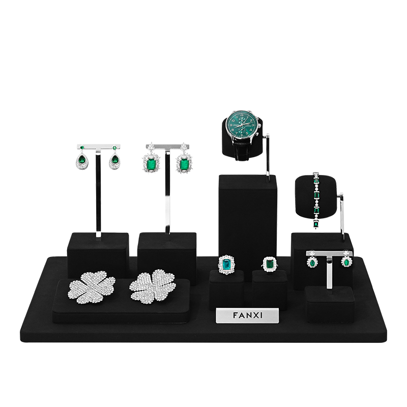 New Design Dark night Black luxury jewelry display display jewelry set