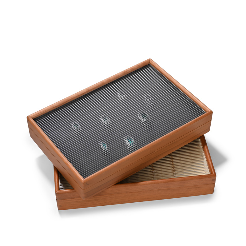 FANXI Wood Jewelry Box for Ring &Bracelet &necklace &earring Jewelry Trays For Wedding Luxury Custom Pendant jewelry display