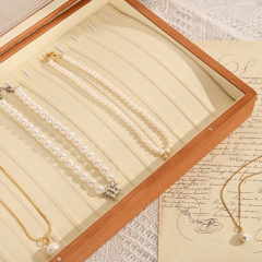 FANXI Wood Jewelry Box for Ring &Bracelet &necklace &earring Jewelry Trays For Wedding Luxury Custom Pendant jewelry display