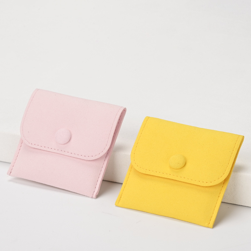 Custom Logo Printed Microfiber Mini Colored Soft Faux Suede Velvet Drawstring Bowknot jewelry pouch with logo