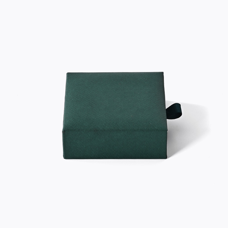 Green drawer jewelry packaging box customized high-end rings earrings bracelets necklaces storage packaging gift box
