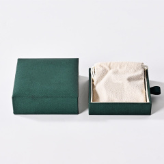 Green drawer jewelry packaging box customized high-end rings earrings bracelets necklaces storage packaging gift box