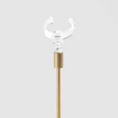 Jewelry rack new product high-end customized gold and silver metal ring holder ring hanging display props