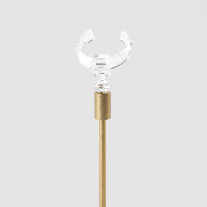 Jewelry rack new product high-end customized gold and silver metal ring holder ring hanging display props