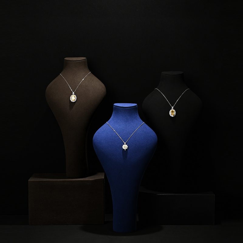 RX088-97 Original High Luxury Jewelry Pendant Portrait Display Stand Window Jewelry Display Props