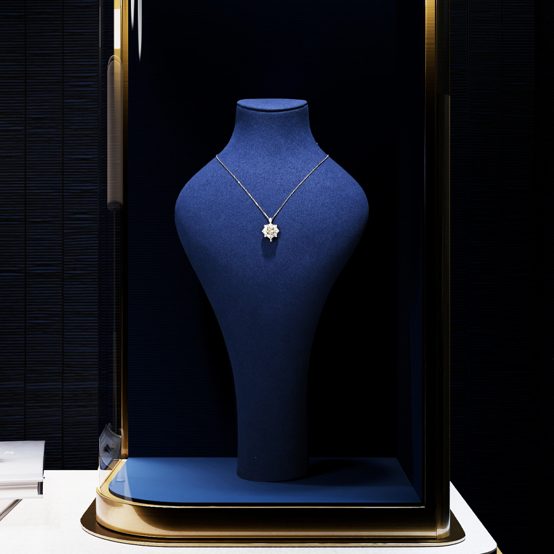 RX088-97 Original High Luxury Jewelry Pendant Portrait Display Stand Window Jewelry Display Props