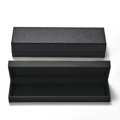 Light Luxury and Minimalist Style Jewelry Box Long Chain Box Customizable Logo Wholesale PU Leather Jewelry Storage Box