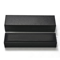 Light Luxury and Minimalist Style Jewelry Box Long Chain Box Customizable Logo Wholesale PU Leather Jewelry Storage Box