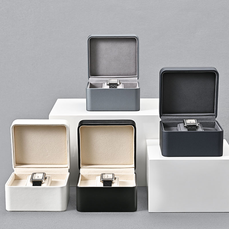 H174 Watch Box PU Leather Watch Gift Packaging Box Home Watch Collection Gift Storage Box