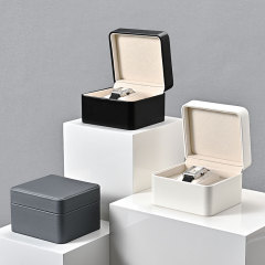 H174 Watch Box PU Leather Watch Gift Packaging Box Home Watch Collection Gift Storage Box