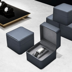H174 Watch Box PU Leather Watch Gift Packaging Box Home Watch Collection Gift Storage Box