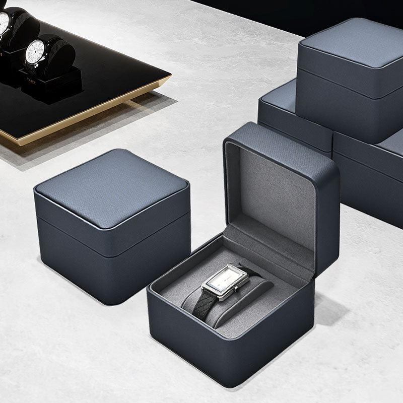H174 Watch Box PU Leather Watch Gift Packaging Box Home Watch Collection Gift Storage Box