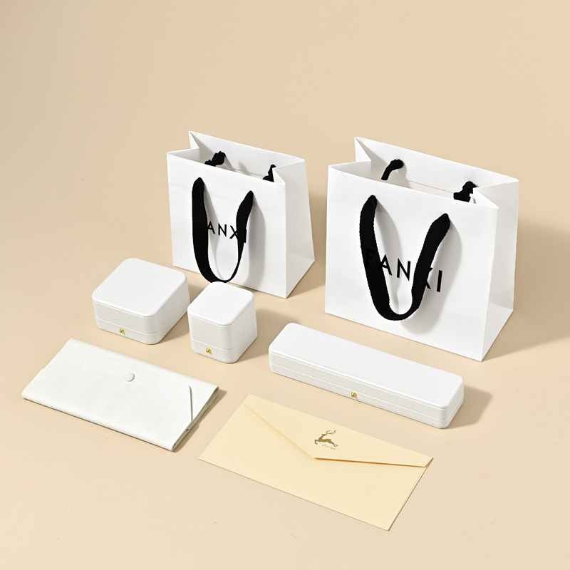 D065 Jewelry Gift Bag Jewelry Storage Bag Handbag Black Ribbon Jewelry Bag Packaging Bag Customization