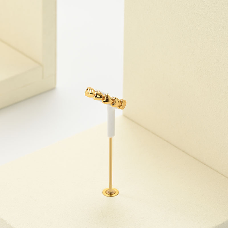 TT499 Hot-selling Jewelry Window Display Props Microfiber Metal Bracelet Display Tray Jewelry Display Stand
