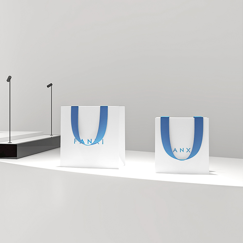 D064 Special Paper Jewelry Bags Custom Printed Logo Jewelry Gift Packaging Bags