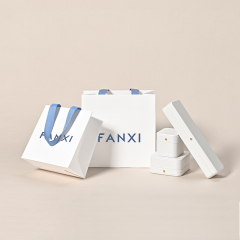 D064 Special Paper Jewelry Bags Custom Printed Logo Jewelry Gift Packaging Bags