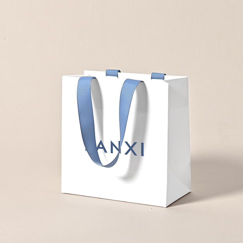 D064 Special Paper Jewelry Bags Custom Printed Logo Jewelry Gift Packaging Bags