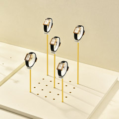 TT492 Advanced Jewelry Display Props Gold Metal Frame Earrings Earrings Rings Watch Display Stand