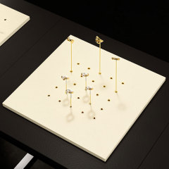 TT492 Advanced Jewelry Display Props Gold Metal Frame Earrings Earrings Rings Watch Display Stand