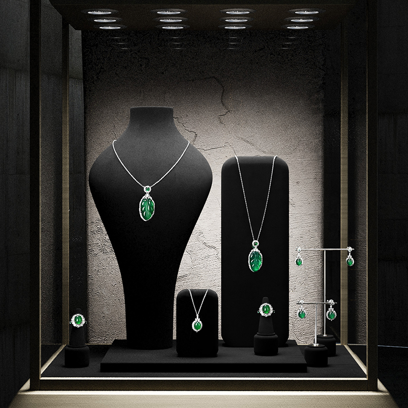 FANXI TT036 Custom Logo Factory High Quality FANXI for Ring Necklace Exhibition Display Rack