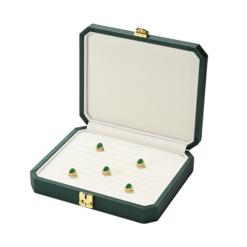 X066 Custom Logo Multifunctional Leather Storage Box Case Travel Jewelry Boxes for Jewellery