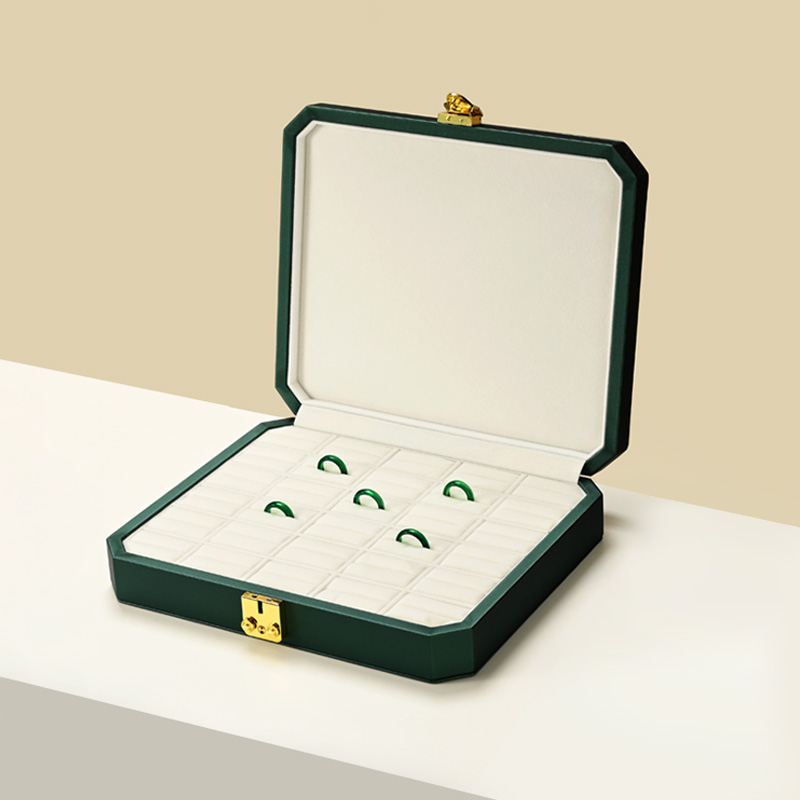 X066 Custom Logo Multifunctional Leather Storage Box Case Travel Jewelry Boxes for Jewellery