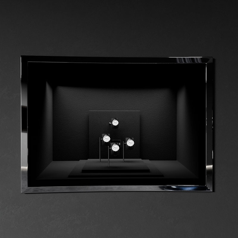 TT377 Hot Selling Watch Combination Set Display Stand Counter Showcase Metal Watch Microfiber Display Watch Display Props