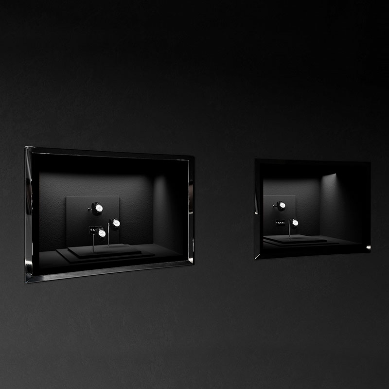 TT377 Hot Selling Watch Combination Set Display Stand Counter Showcase Metal Watch Microfiber Display Watch Display Props