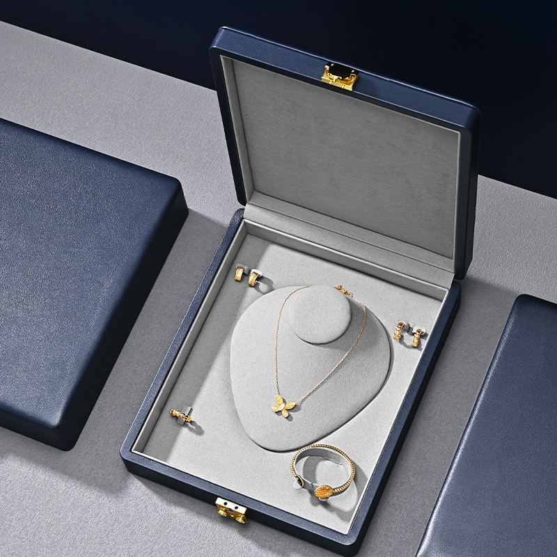 X070 Jewelry Storage Box PU leather Multifunctional Jewelry Box Ring Earring Necklace Storage Box