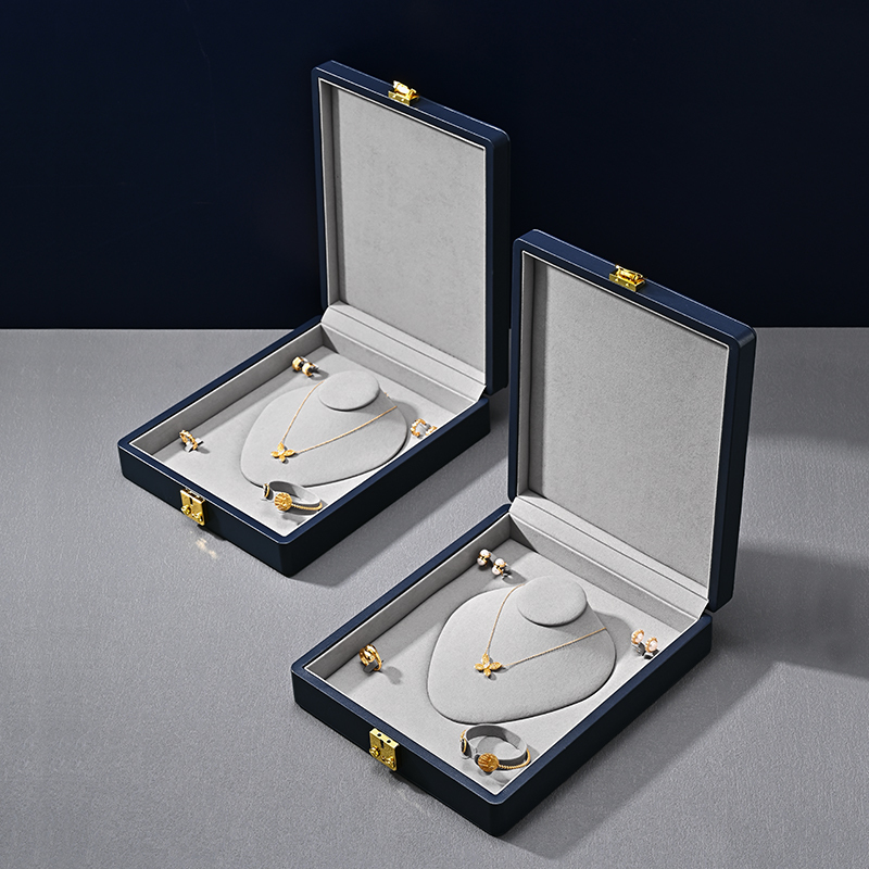 X070 Jewelry Storage Box PU leather Multifunctional Jewelry Box Ring Earring Necklace Storage Box