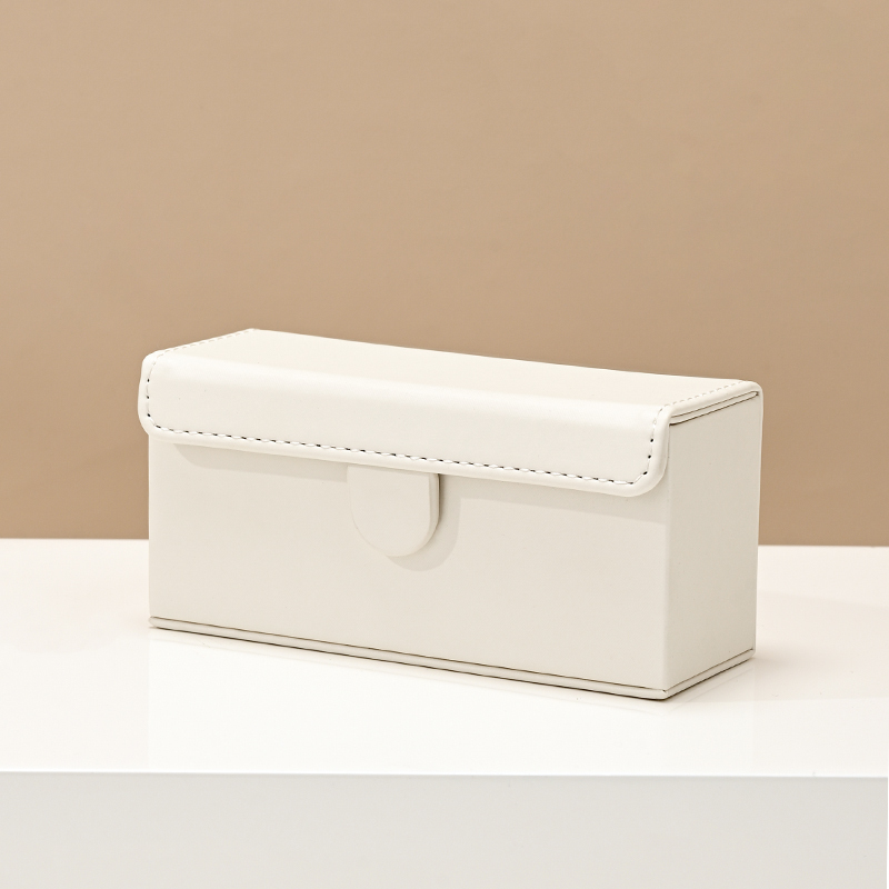 H176 Mini Ring Box Portable Jewelry Travel Case PU Leather Jewelry Box Earring Ring Jewelry Storage Box