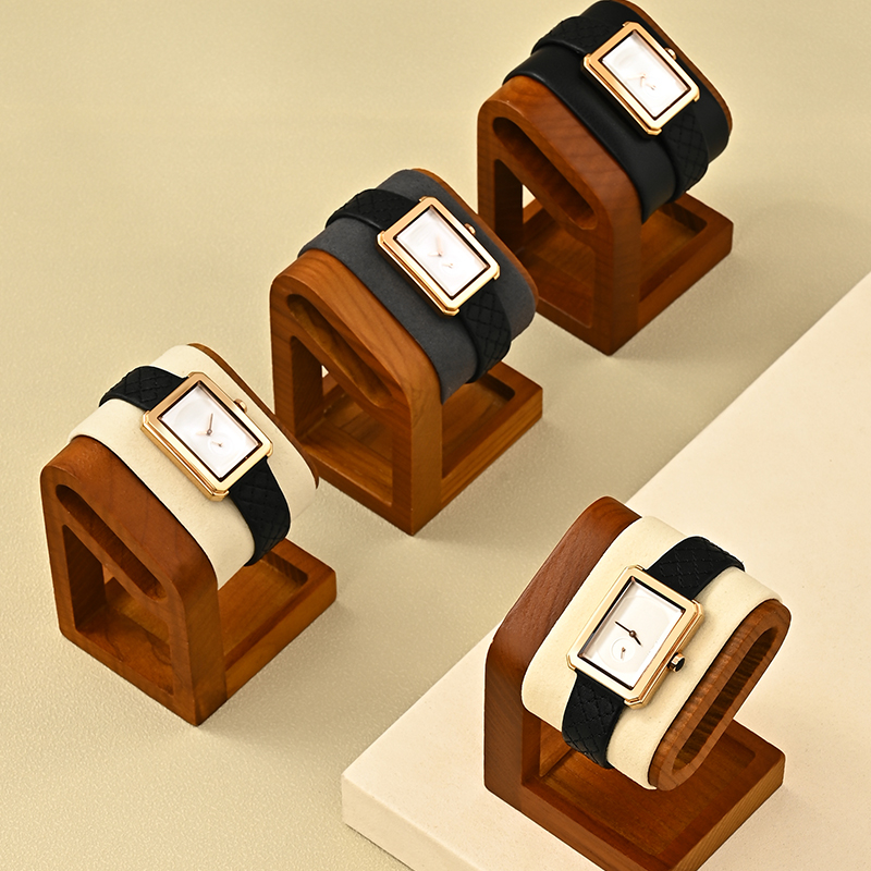 SM235 Customized Excellent Quality Watch Display Rack Counter Wood Watch Display Stands