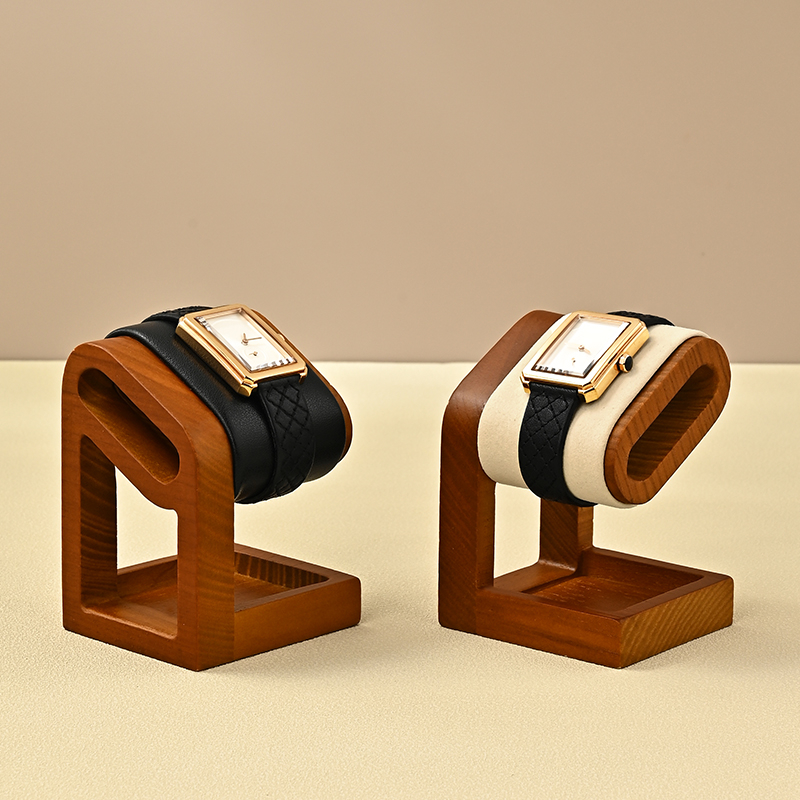 SM235 Customized Excellent Quality Watch Display Rack Counter Wood Watch Display Stands