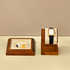 SM235 Customized Excellent Quality Watch Display Rack Counter Wood Watch Display Stands