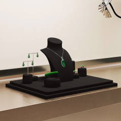 TT105 Stand Jewellery Showcase Necklace Ring Bracelet Earring Cabinet Counter Jewelry Display Set