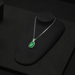 RX082 Wholesale Super Fiber Necklace Display Jewelry Display Stand for Luxury Pendant Jewellery Necklace Mannequins Bust