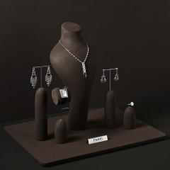 TT362 Jewellery Display Holder Custom Pendant Ring Display Prop Piercing Jewelry Counter Display for Jewelry Store
