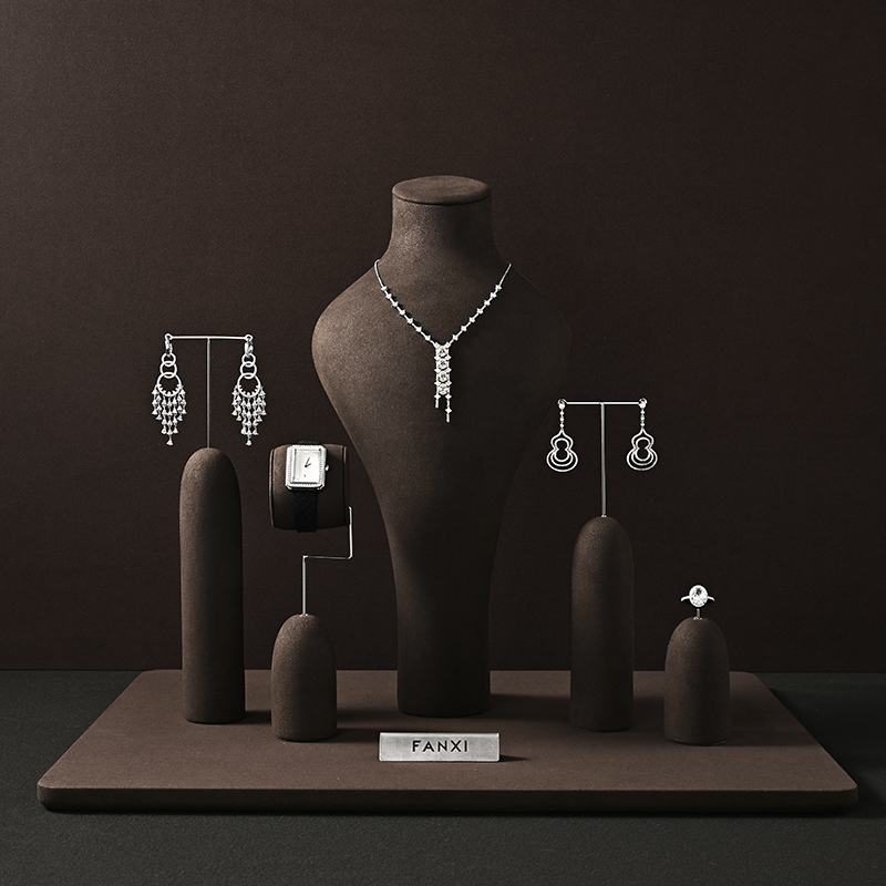 TT362 Jewellery Display Holder Custom Pendant Ring Display Prop Piercing Jewelry Counter Display for Jewelry Store