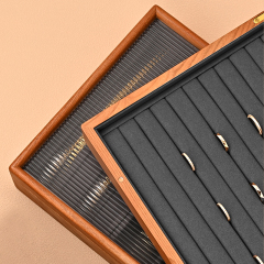 X071 Jewellery Storage Box Earring Storage Box Wooden Jewelry Storage Box with Lid
