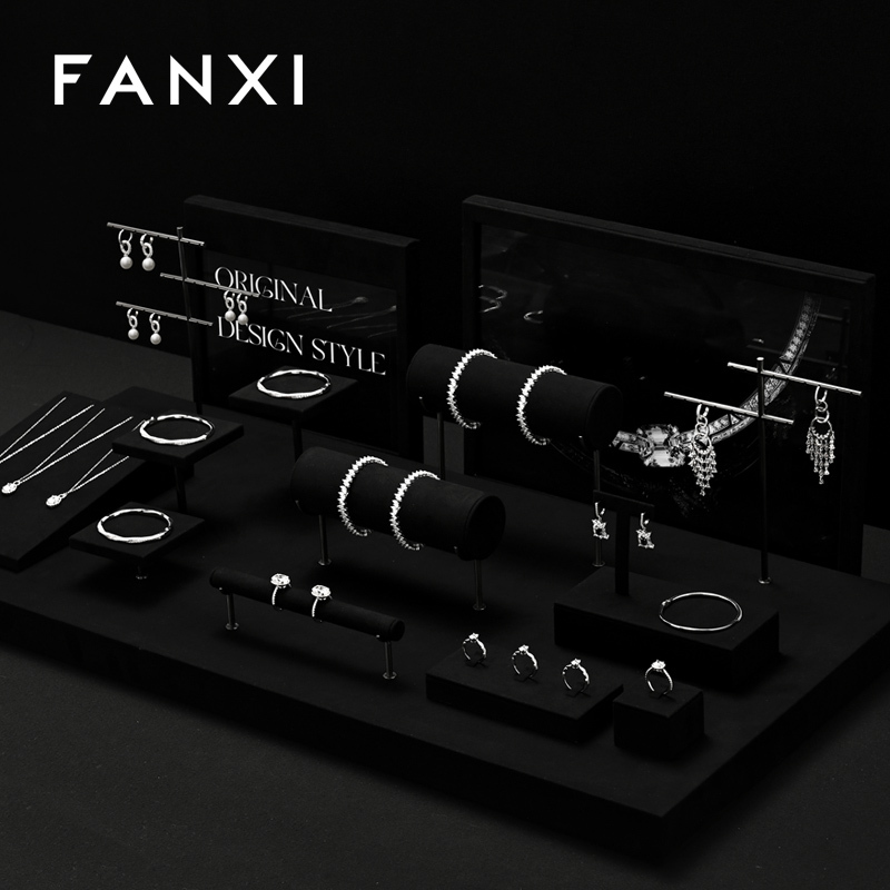 TT486 T bar Metal Earring Display Stand Jewelry Display Ring Bracelet Earring Holder Jewelry Display Prop